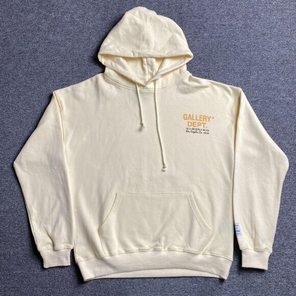 Gallery Dept. Sports Car Logo Printed Terry Hooded Sweatshirt